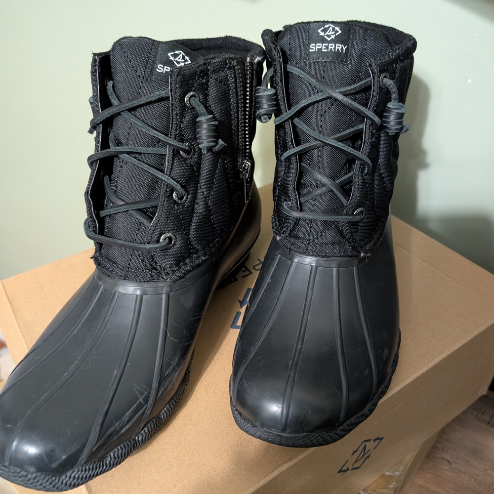 Sperry Black Duck Boots